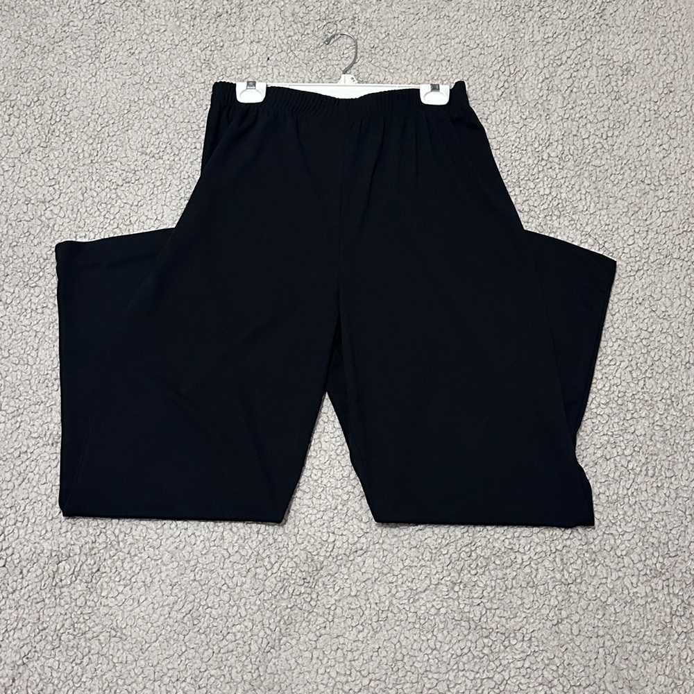Black Wide-Leg Pants